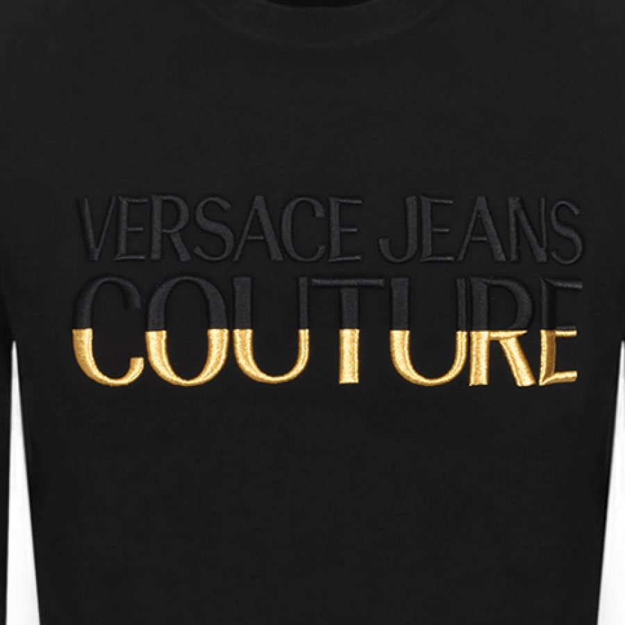 Alternative Image for ProductVersace Jeans Couture Logo Sweatshirt Black3